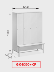 Garderoobikapp GK4/300+KP