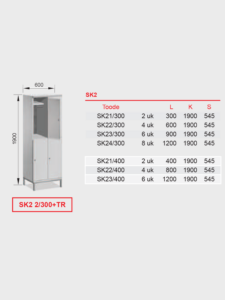 Sektsioonkapp SK2 2/300+TR