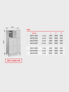 Sektsioonkapp SK3 3/300+TR